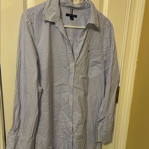 Tommy Hilfiger  Blue Striped Shirt